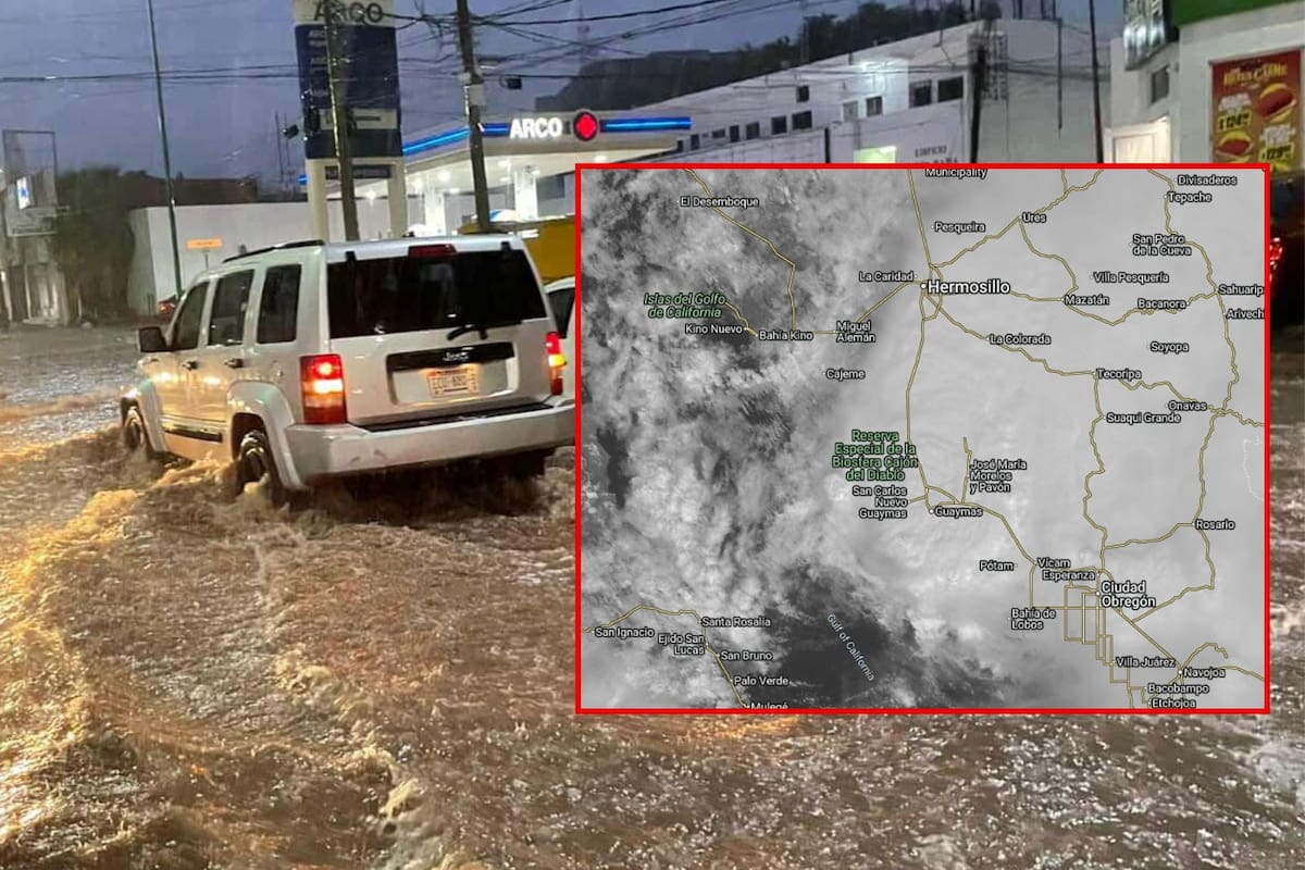 ‘Raymond’ continuará afectando a Sonora en estas zonas, según MeteoAlert