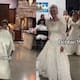 Mujeres celebran una fiesta usando sus vestidos de novia originales y se vuelven virales