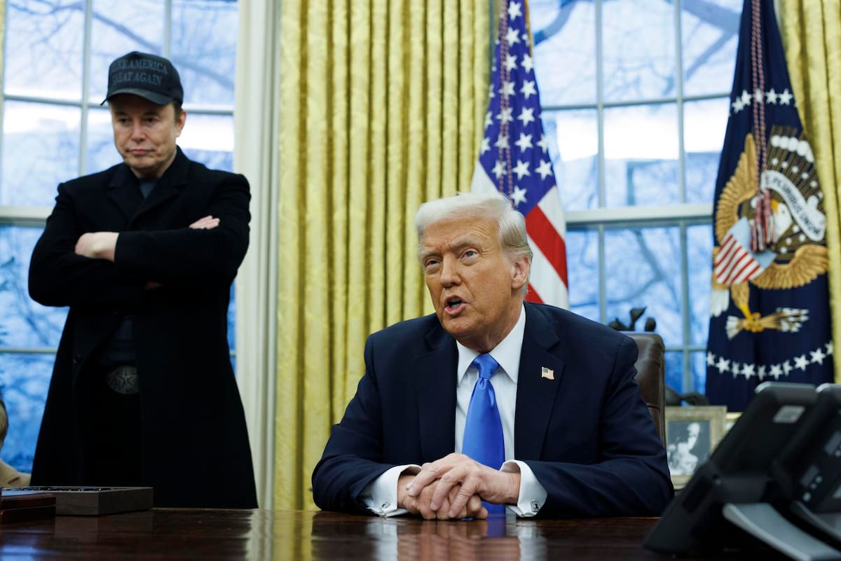 Elon Musk y Trump en la Casa Blanca. Foto: EFE