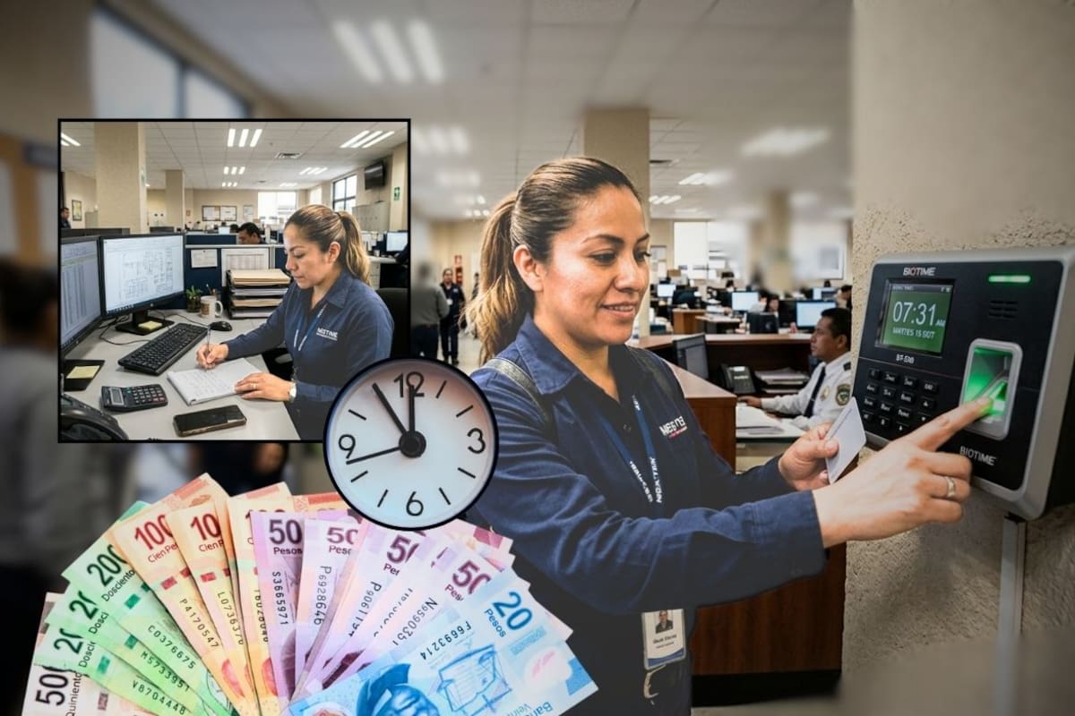 La nueva jornada laboral de 40 horas en México incluirá reloj checador obligatorio y multas de hasta 590 mil pesos para empresas que incumplan