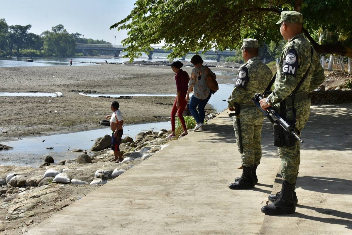 Coronavirus: Guatemala pone al Ejército a vigilar su frontera con Chiapas