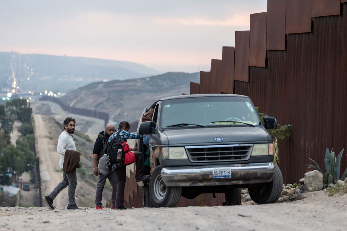 Una escena recurrente de la migración en la frontera.