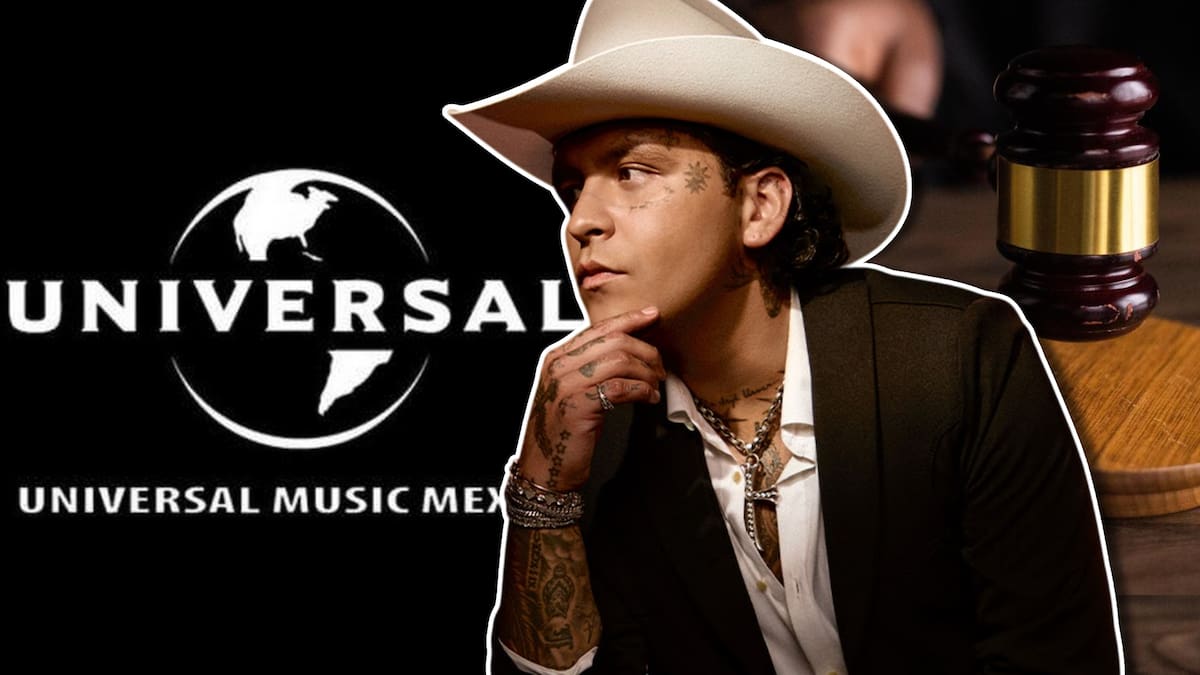 Christian Nodal es señalado por presunta falsificación de contratos./ Foto: Especial