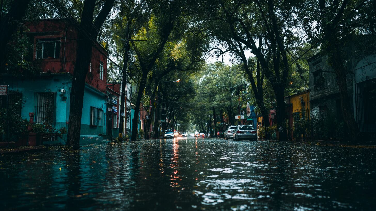 Según el SMN, el fin de semana estará marcado por fuertes lluvias en diversas partes de México debido a los efectos del Huracán Narda y la onda tropical núm. 34.