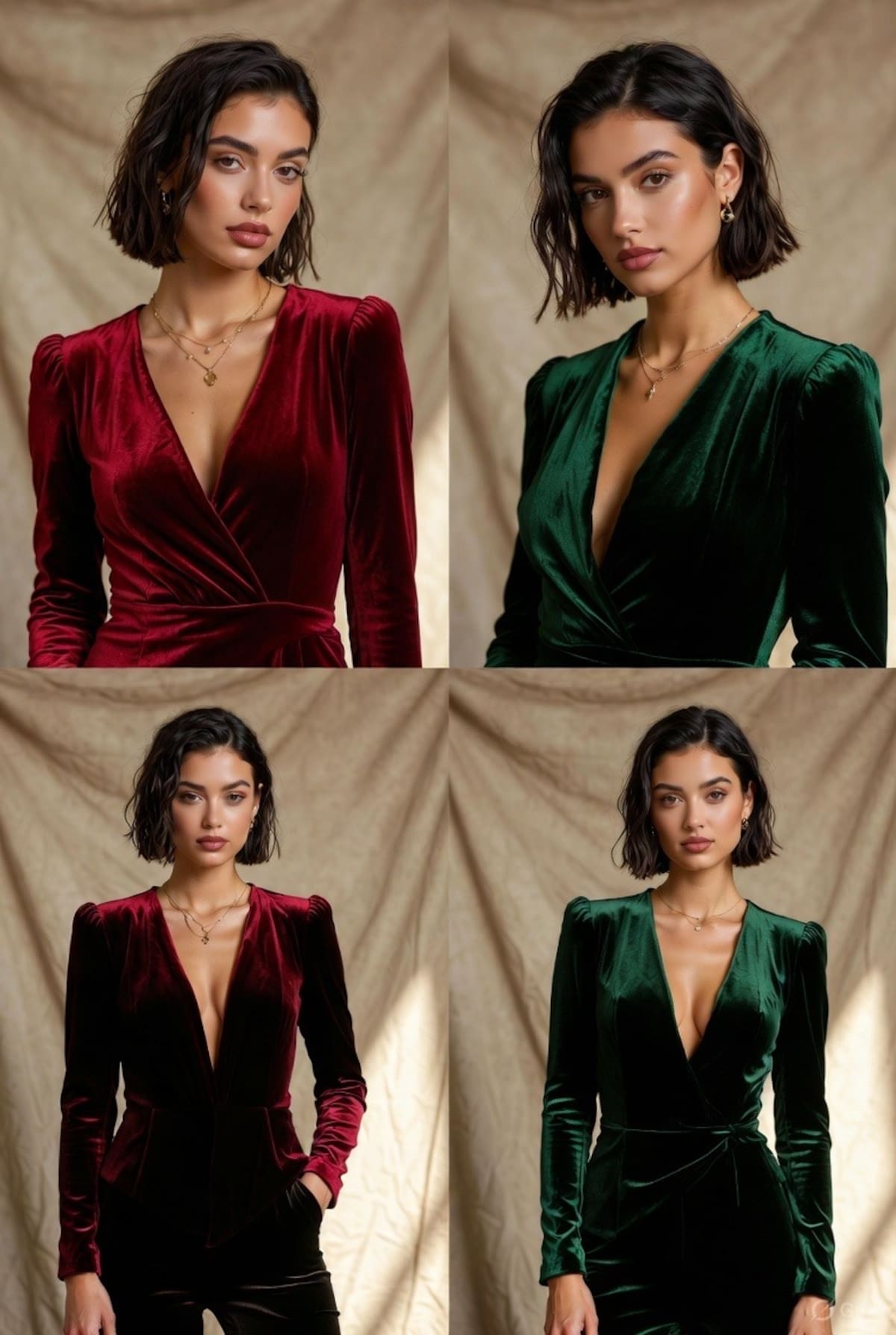 Arma tu outfit para Navidad pensando en esta tela.