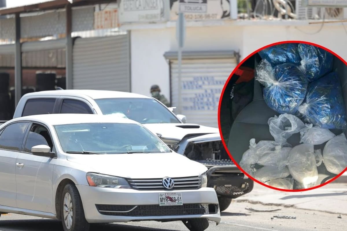 Persecución policiaca en la colonia Sahuaro termina en choque; sospechoso armado intentó huir pero fue detenido