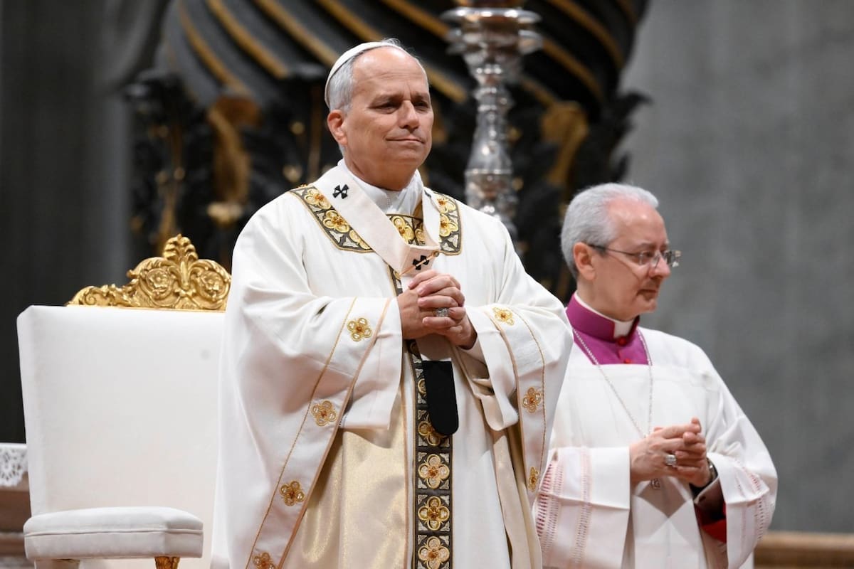 El Papa León XIV presidió, por primera vez, la santa misa en la Basílica de San Pedro en ocasión de la solemnidad de la Virgen de Guadalupe este 12 de diciembre del 2025. | Crédito: X @vaticannews_es