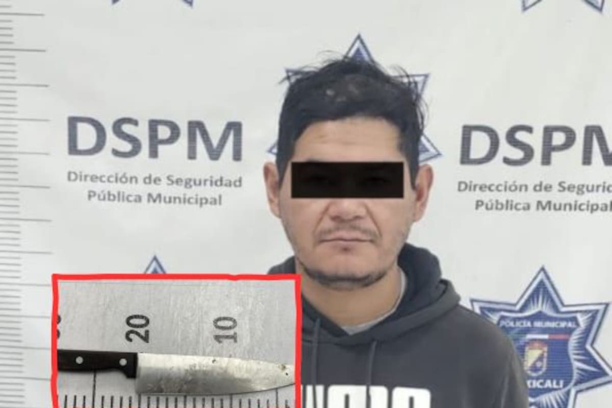 Amenaza con cuchillo a su amigo tras ingerir alcohol en Hacienda del Bosque