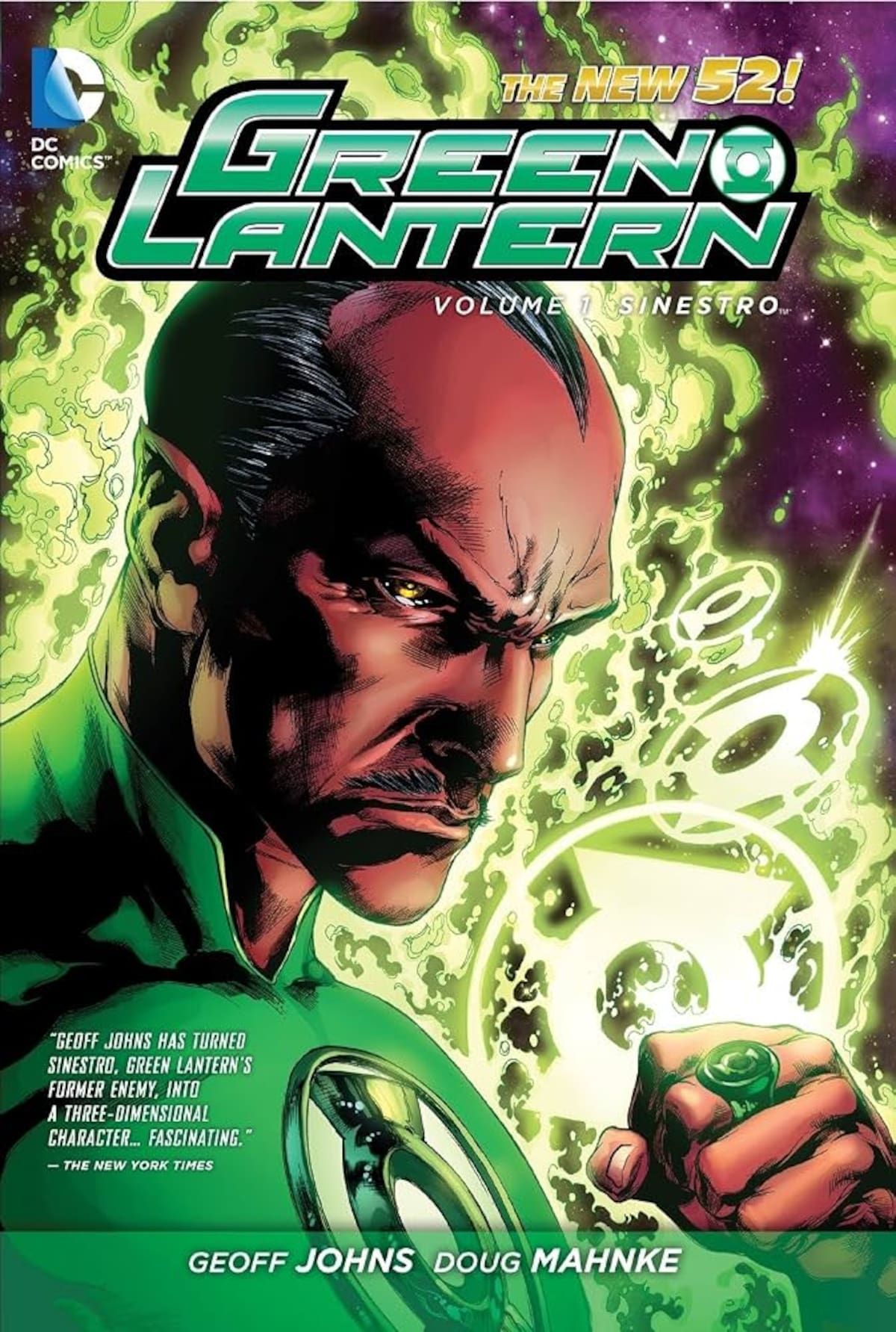 Portada de Sinestro en Green Lantern en la etapa "The New 52!" (Foto: DC Cómics)