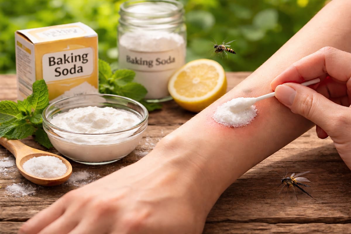 Cómo calmar picaduras de insectos con bicarbonato de sodio
