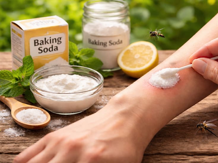 Cómo calmar picaduras de insectos con bicarbonato de sodio