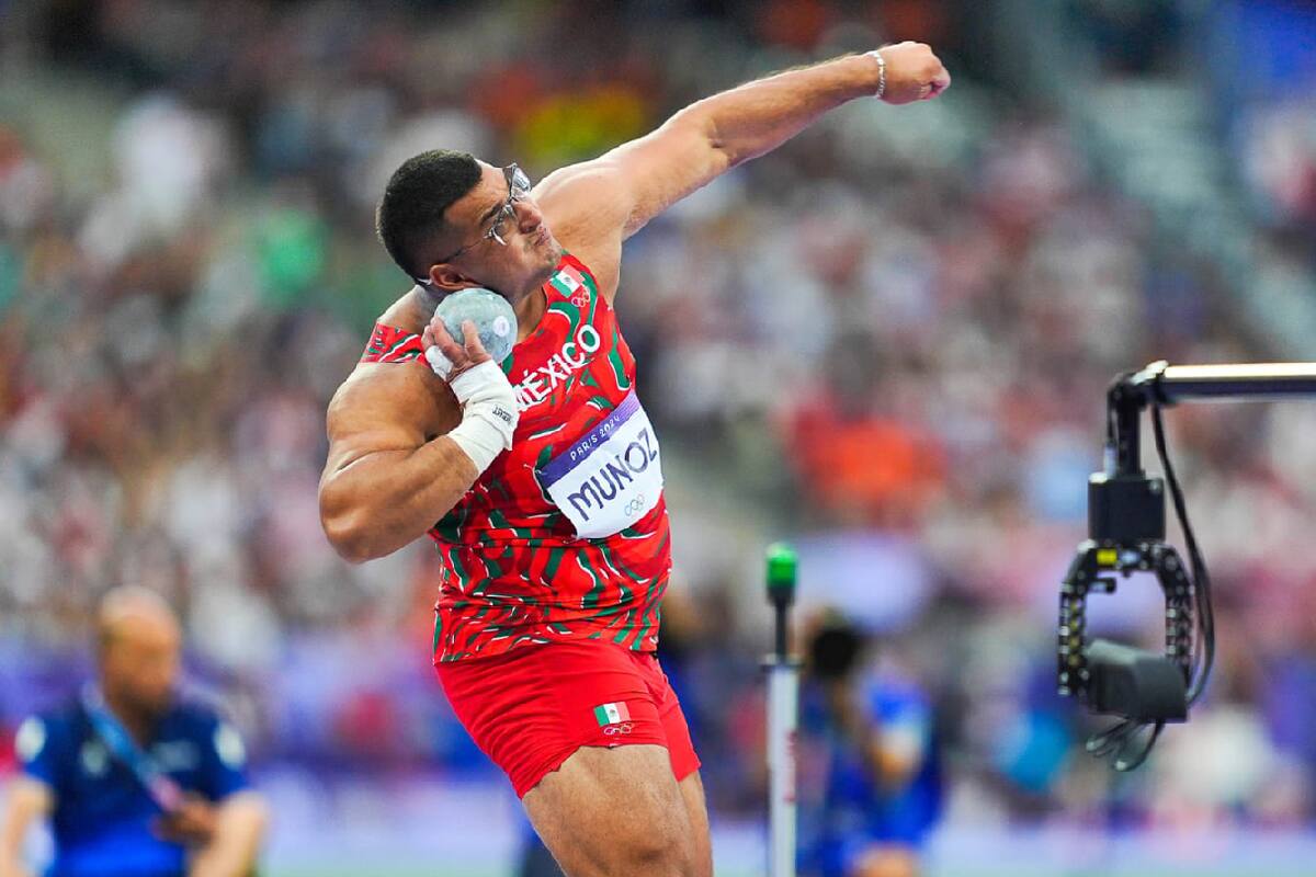 Uziel Muñoz finaliza octavo y hace historia en Lanzamiento de Bala en Juegos Olímpicos