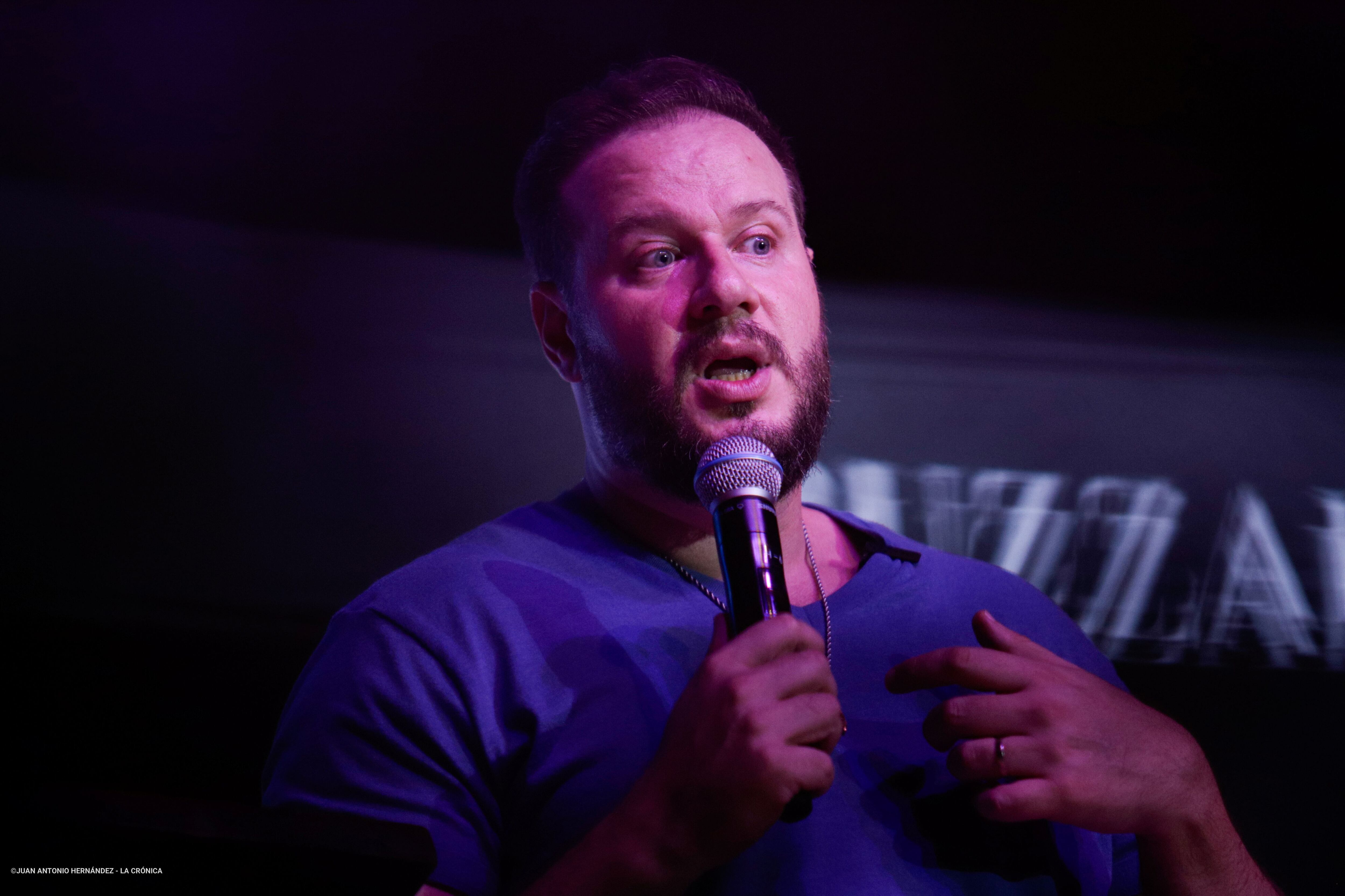 El conferencista Diego Ruzzarin se presentó en la 13 edición del Foro Eleva en Mexicali, esta semana. (Foto: Juan Hernández)