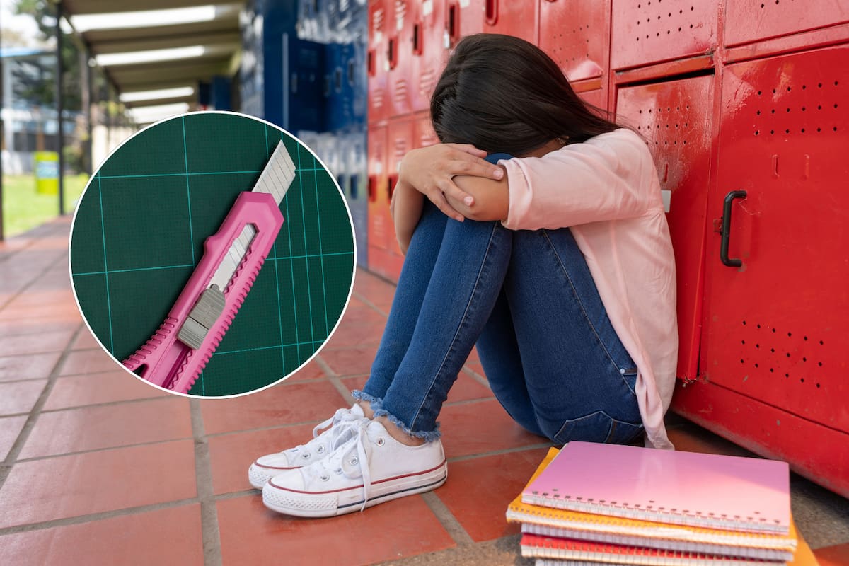 Estudiante de 15 años apuñala a su compañera de clases con un cutter; afirman que era victima de bullying