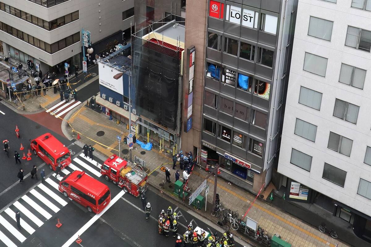 Mueren 24 personas en implacable incendio en Japón