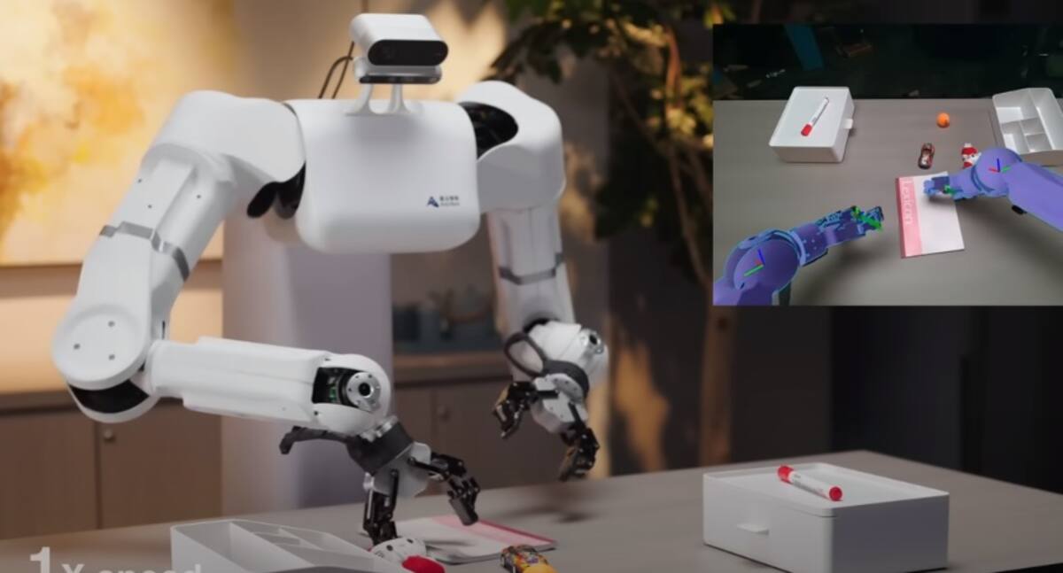 Astribot S1 realizando tareas domésticas