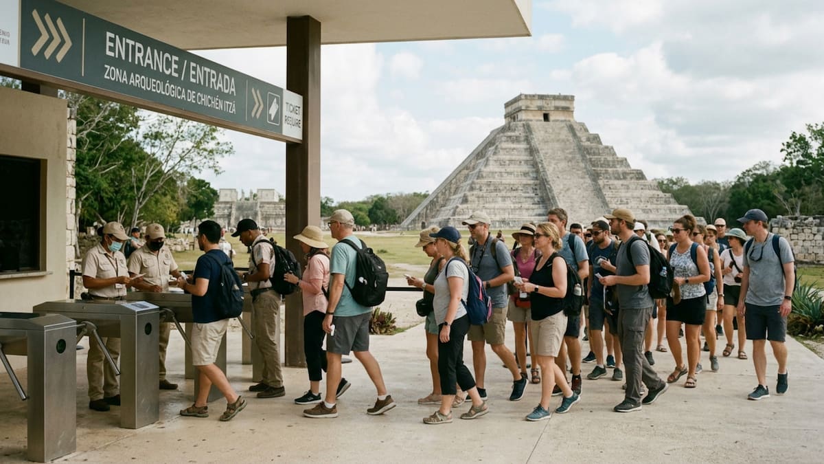 El Instituto Nacional de Antropología e Historia confirmó que Chichén Itzá implementa el Boleto Único y elimina el doble pago, al centralizar el acceso en una sola taquilla, lo que reduce filas, agiliza la entrada y mejora la experiencia de millones de visitantes