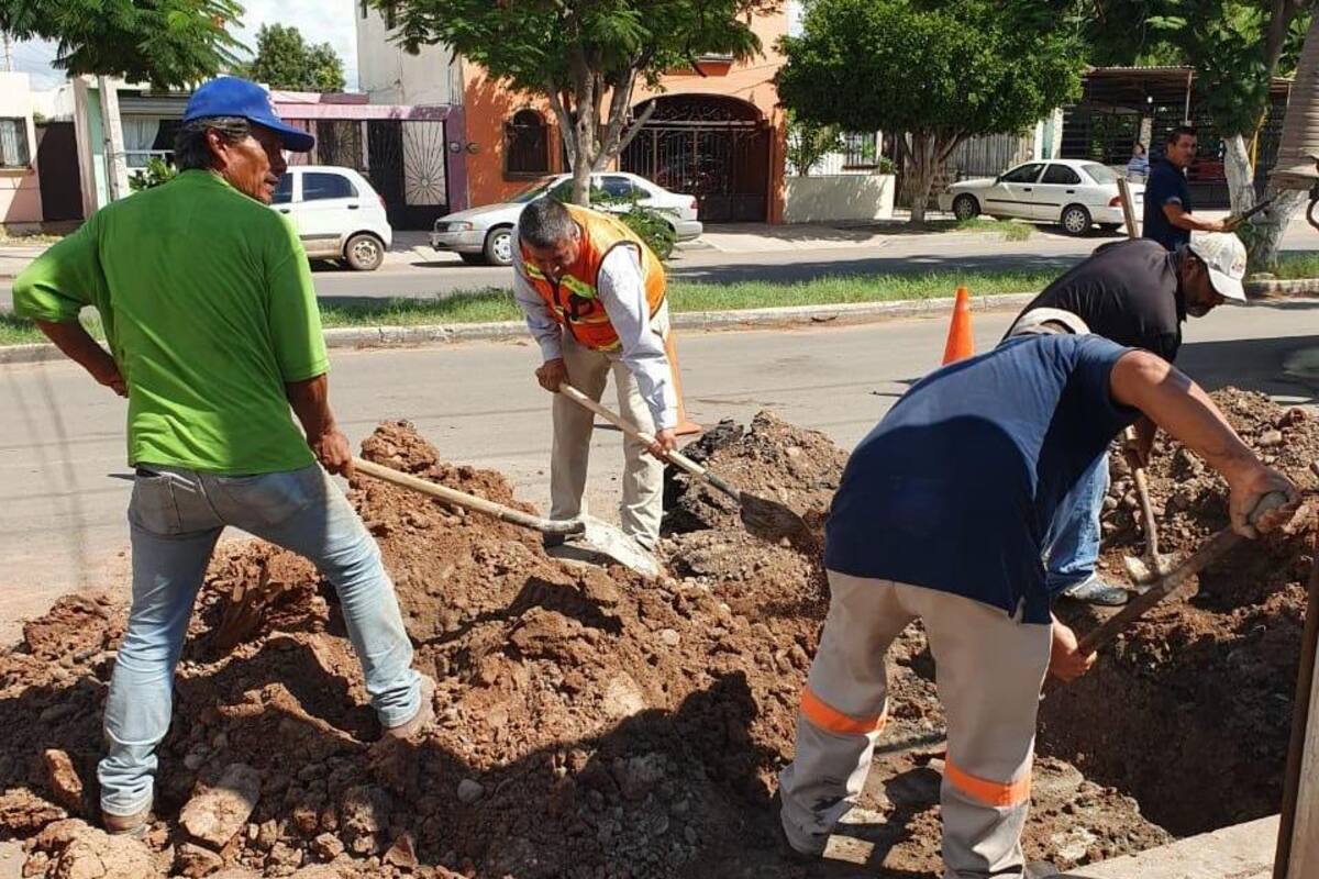 Entre la pestilencia y el calor, reparan drenaje de la ciudad