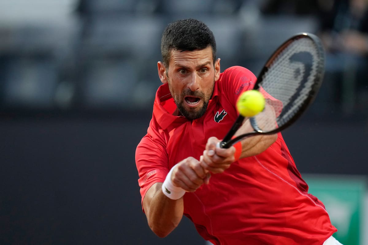 ¡Oficial! Novak Djokovic regresa para jugar en el Masters 1000 de Roma luego de 2 meses