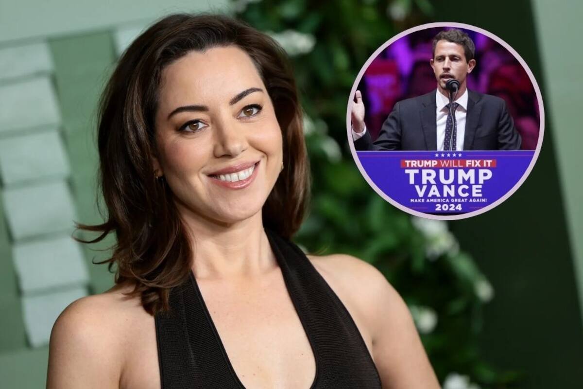 Aubrey Plaza responde a Tony Hinchcliffe sobre el “chiste” de Puerto Rico: “Vete a la m**rda”