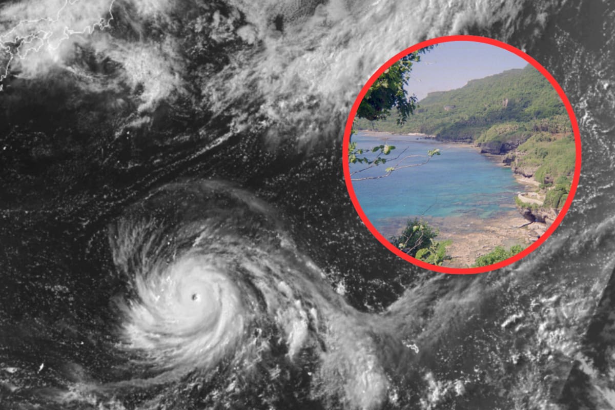 Supertifón Bavi golpea Rota, isla estadounidense cerca de Guam, con ráfagas de hasta 350 km/h