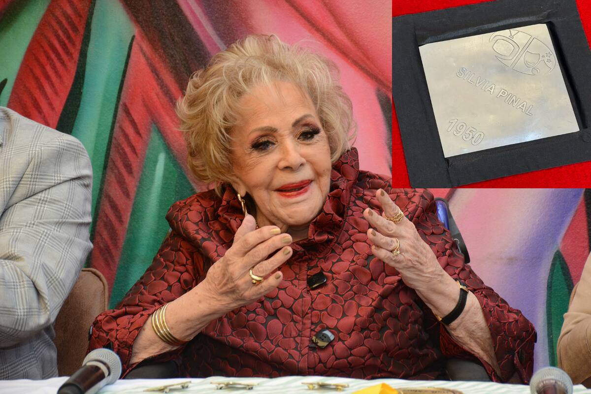 Televisa devela placa en honor a Silvia Pinal en la Plaza de las Estrellas