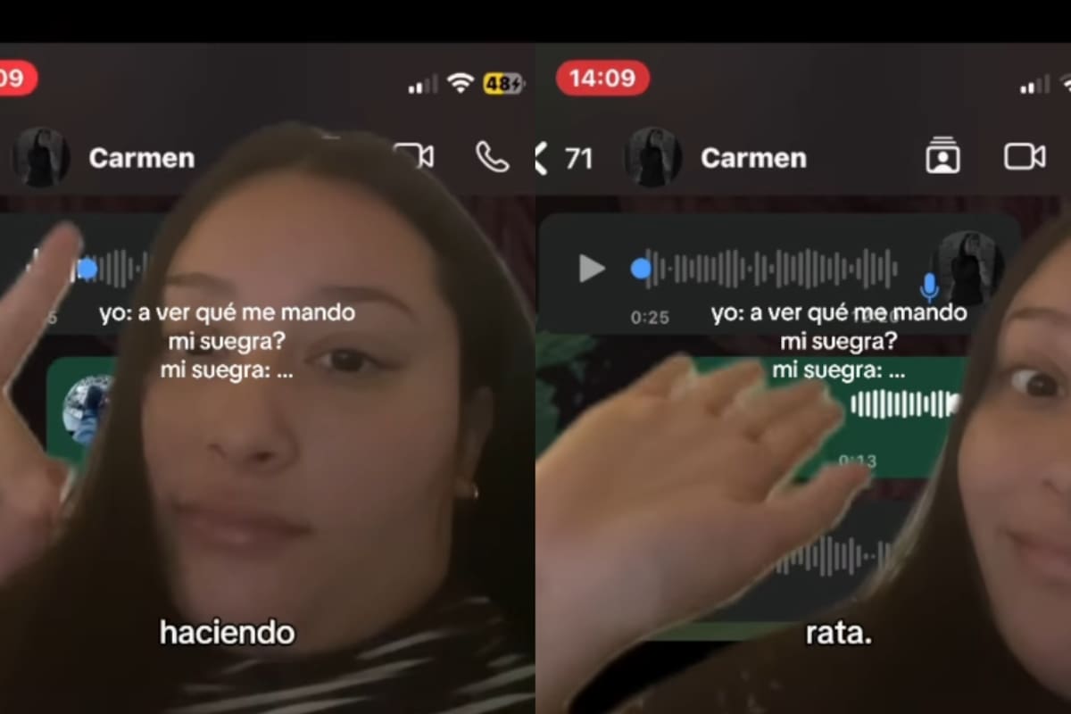 “Esas vacaciones me las pagué yo, su hijo es un rata” Joven expone audios donde su suegra la llama desagradecida y la critica por temas económicos
