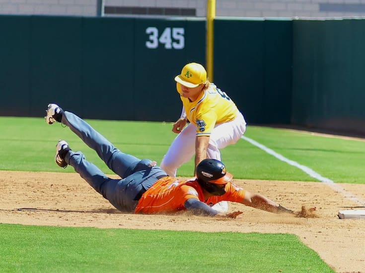 Naranjeros sufre derrota ante prospectos de los Athletics en pretemporada