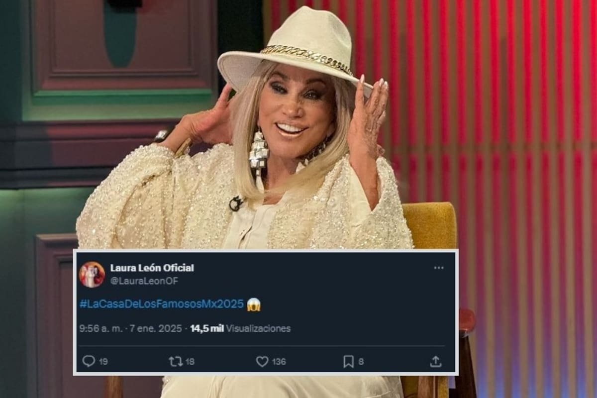 ¿Laura León confirma su participación en “La Casa de los Famosos México? Esto escribió en redes