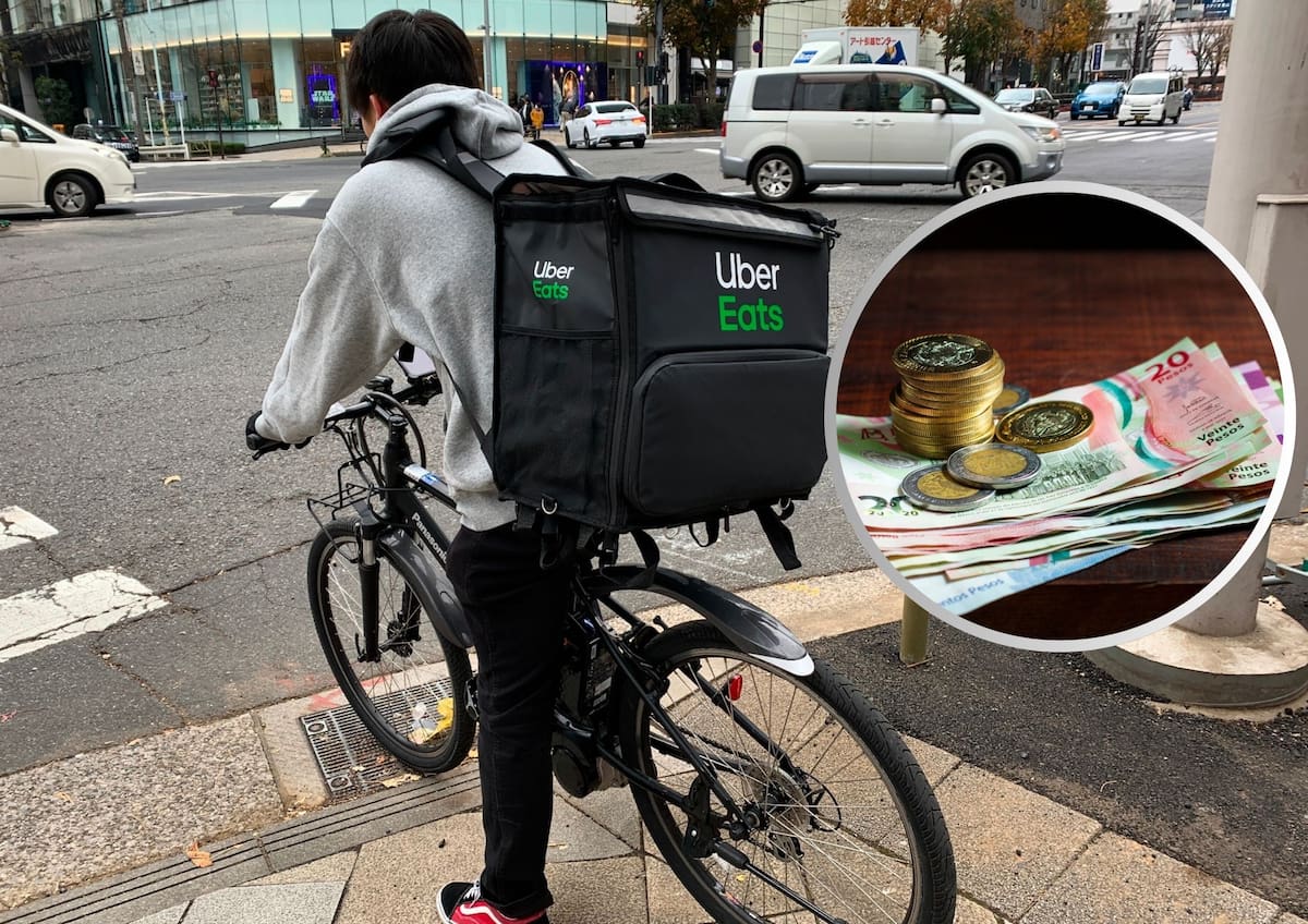 Los repartidores de Uber Eats no tienen seguridad social, sino que deben contratar ellos mismos un seguro
