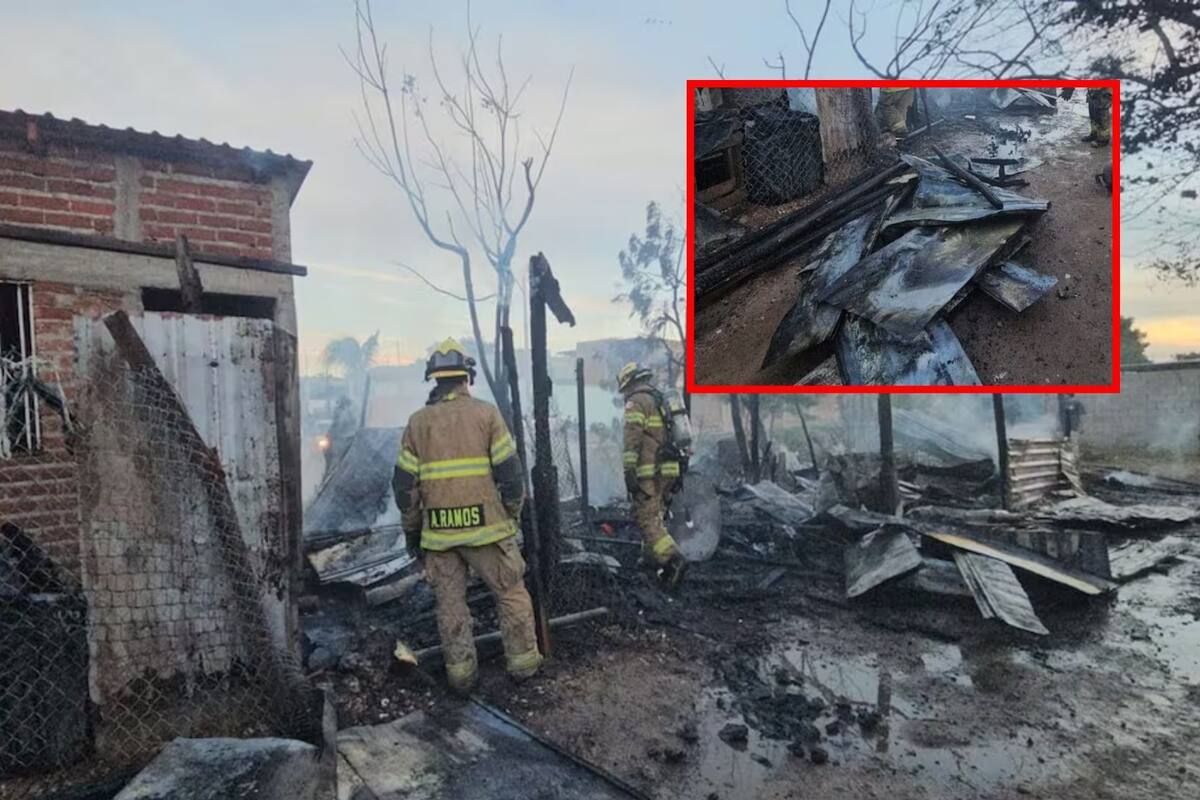 Hombre incendia su hogar en Culiacán y fuego se propaga a otras 3 viviendas