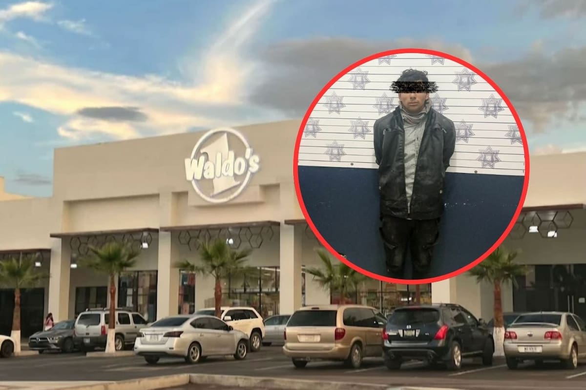 Detienen a presunto ladrón dentro de la tienda Waldos de Magdalena