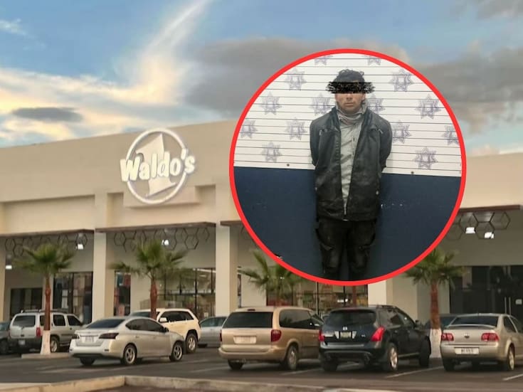 Detienen a presunto ladrón dentro de la tienda Waldos de Magdalena