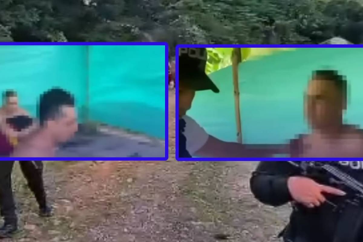 “No no, por favor”: Secuestrador lloró de miedo después que la policía en Colombia lo capturara tras haber secuestrado a una familia a quien engañó con una falsa venta de terrenos