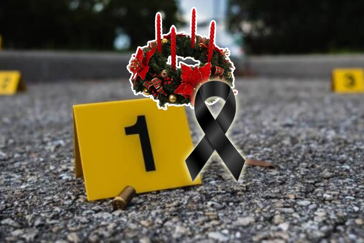 Durante nochebuena México registró 42 homicidios en 7 estados del País