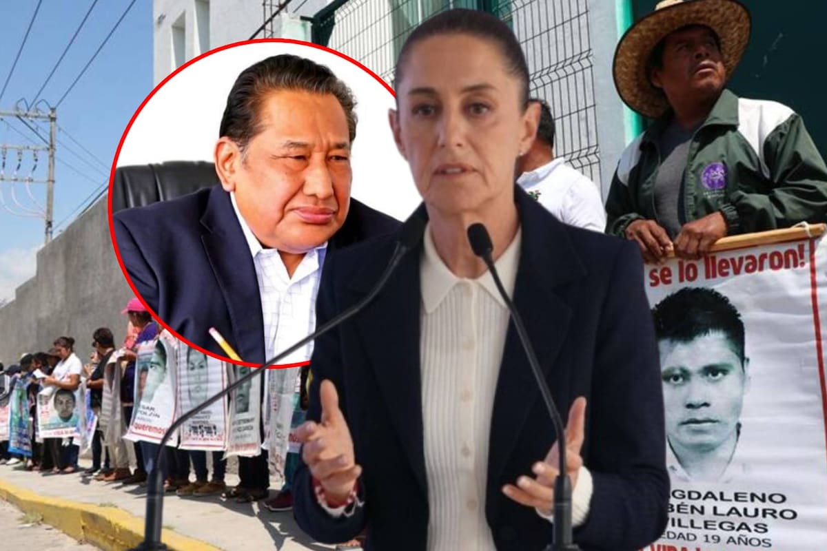 Sheinbaum y padres de los 43 de normalistas Ayotzinapa sostienen reunión; piden renuncia del fiscal del caso