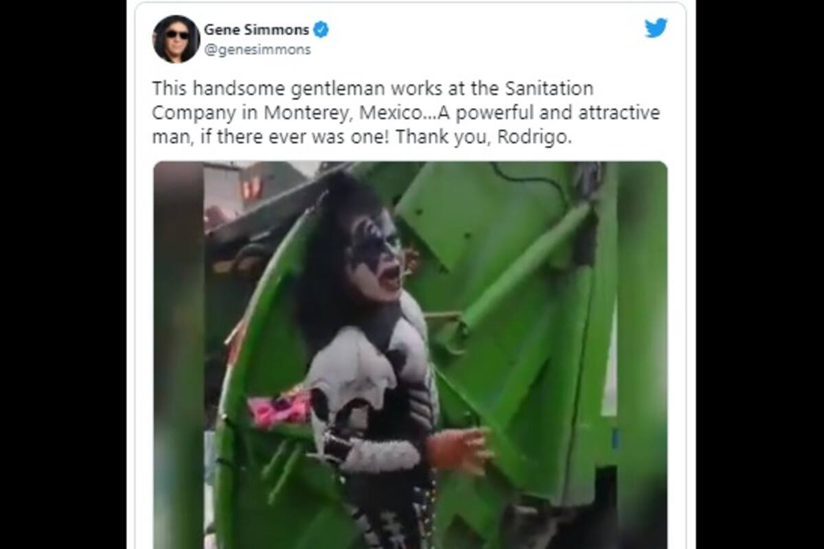 Gene Simmons envía mensaje a trabajador de limpieza mexicano que se disfrazó de 'The Demon'