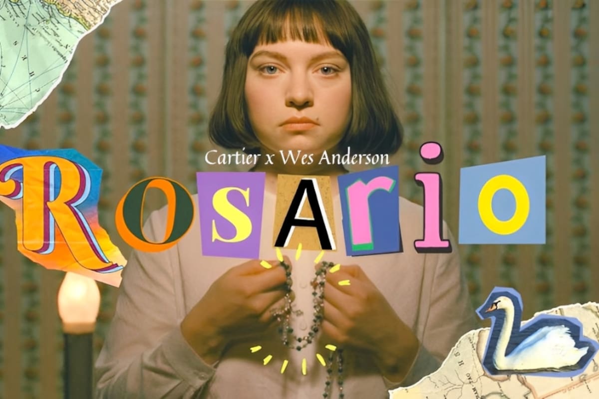 Cartier creó un nuevo rosario para la nueva película de Wes Anderson: mira cómo es