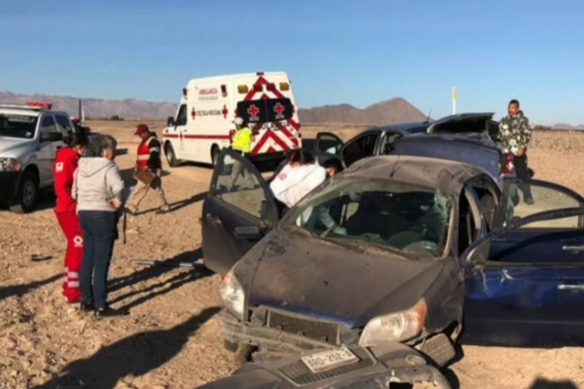 Volcadura en la Salada deja una mujer adulta fallecida