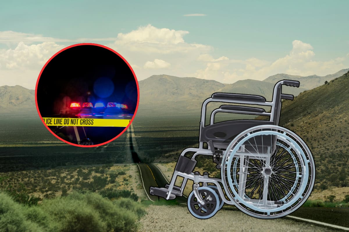 Un hombre de 60 años es encontrado muerto y en una silla de ruedas, a mitad de una carretera solitaria en el desierto de California; ¿Qué sucedió?