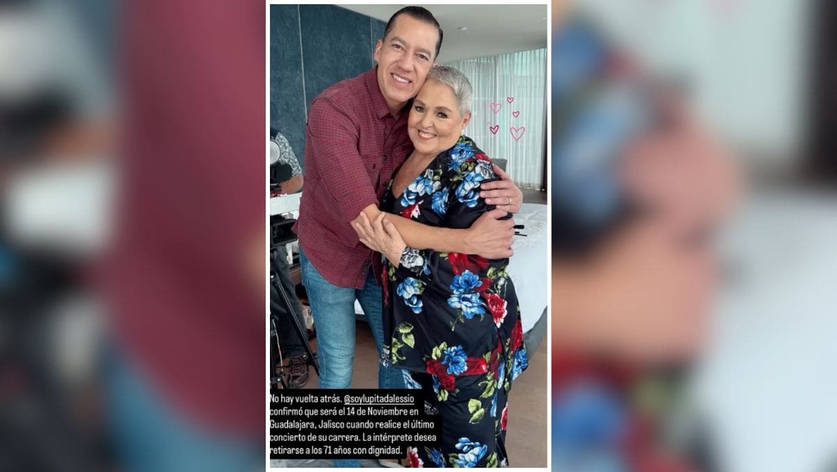 Lupita D'Alessio confirma su retiro