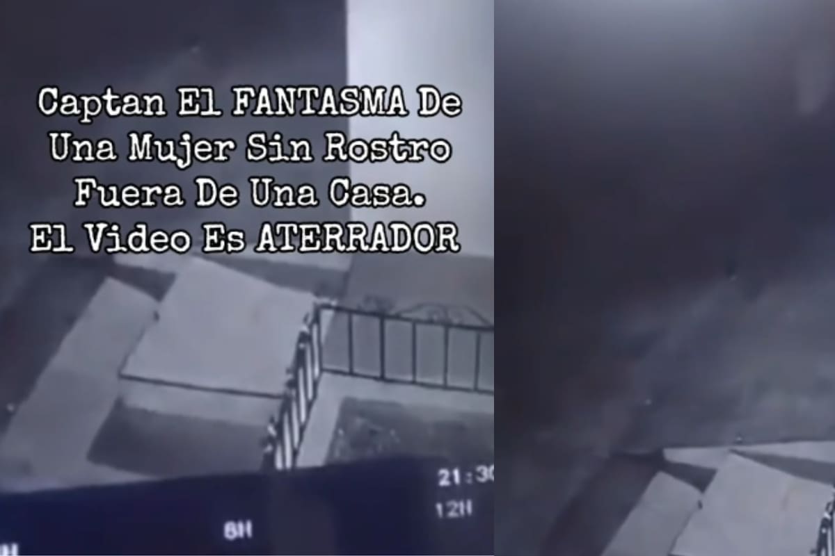 Aparece figura fantasmal decapitada en cámara de seguridad