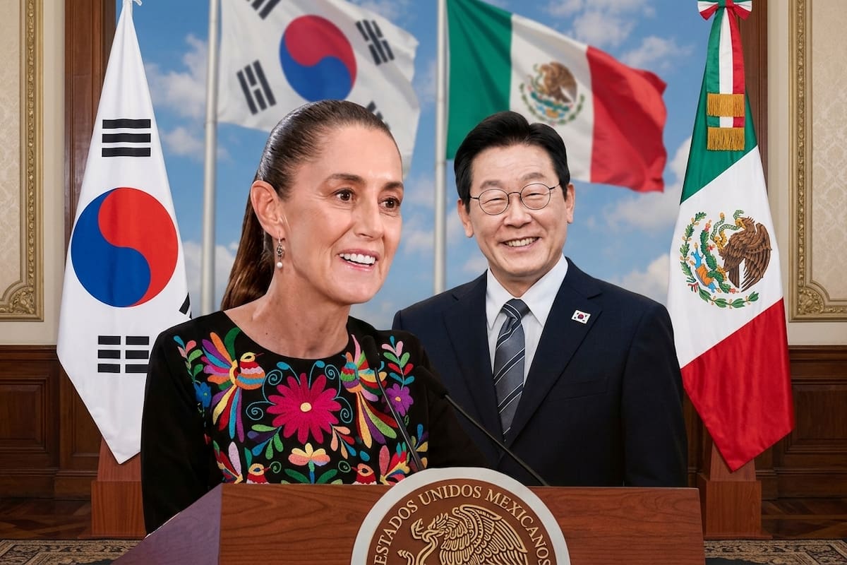 Lee Jae-Myung, presidente de Corea, llega a México para reunirse con Sheinbaum y tratar temas como economía, comercio, IA y hasta de BTS