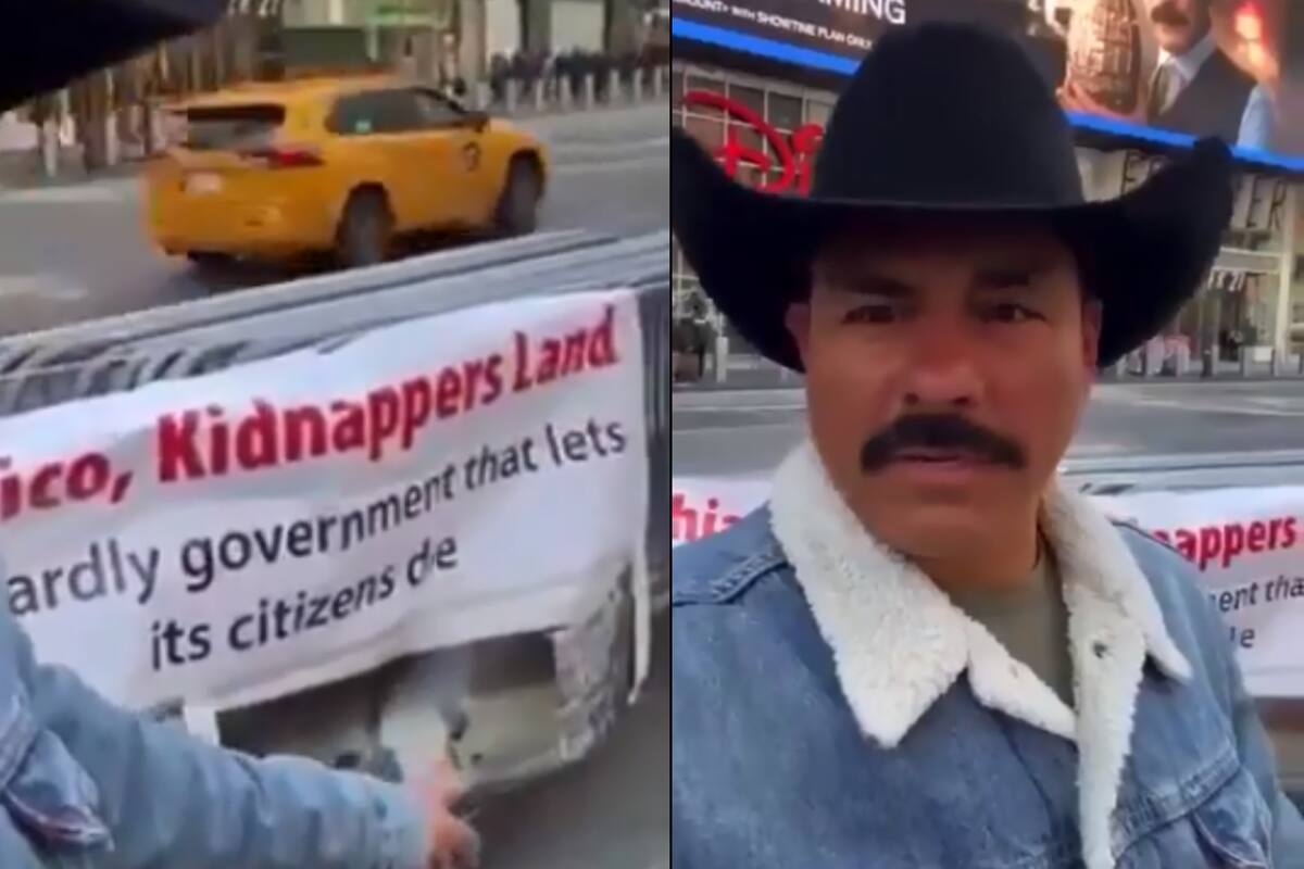 Desde Nueva York, Fernando protesta el secuestro de su padre en Chiapas