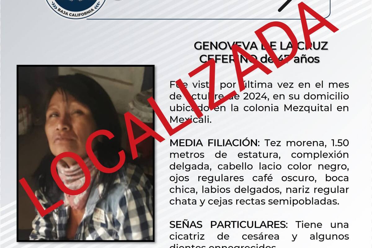 Cancelación de pesquisa de Genoveva De la Cruz Ceferino