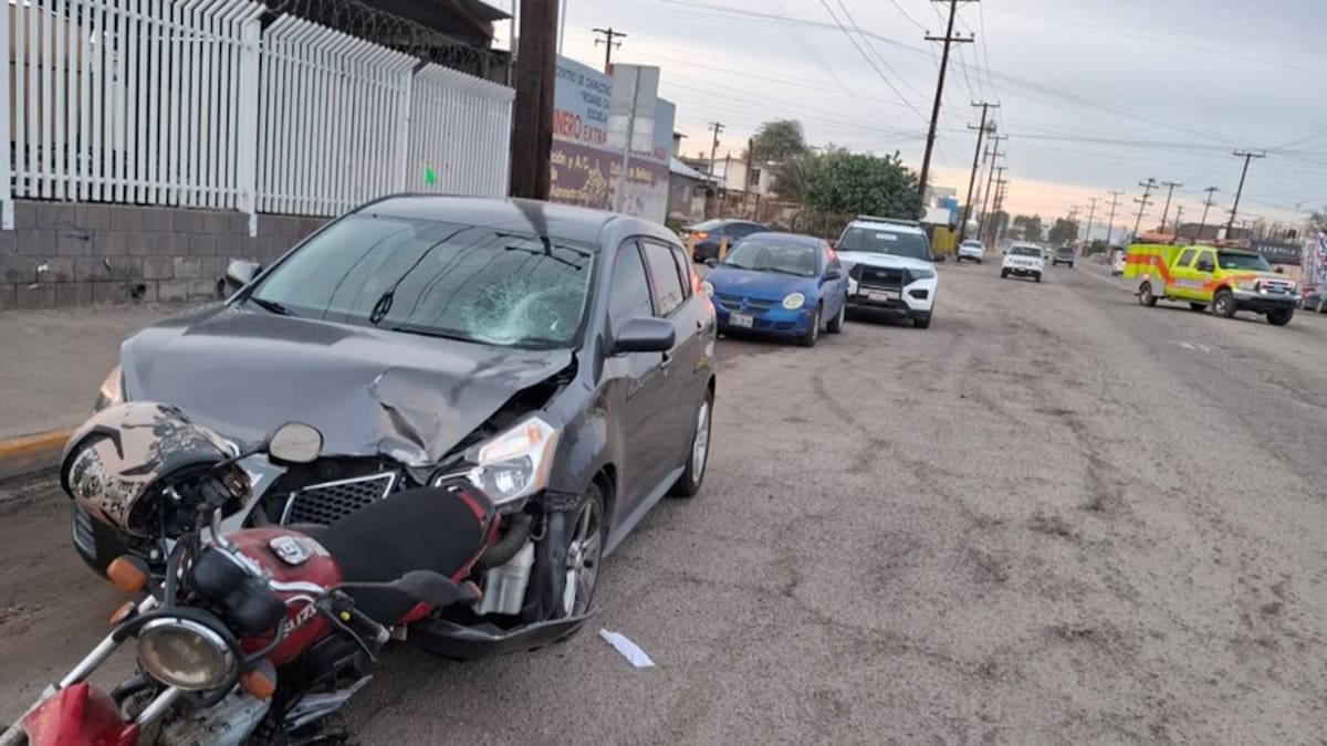 Fatal choque deja un motociclista sin vida y un detenido