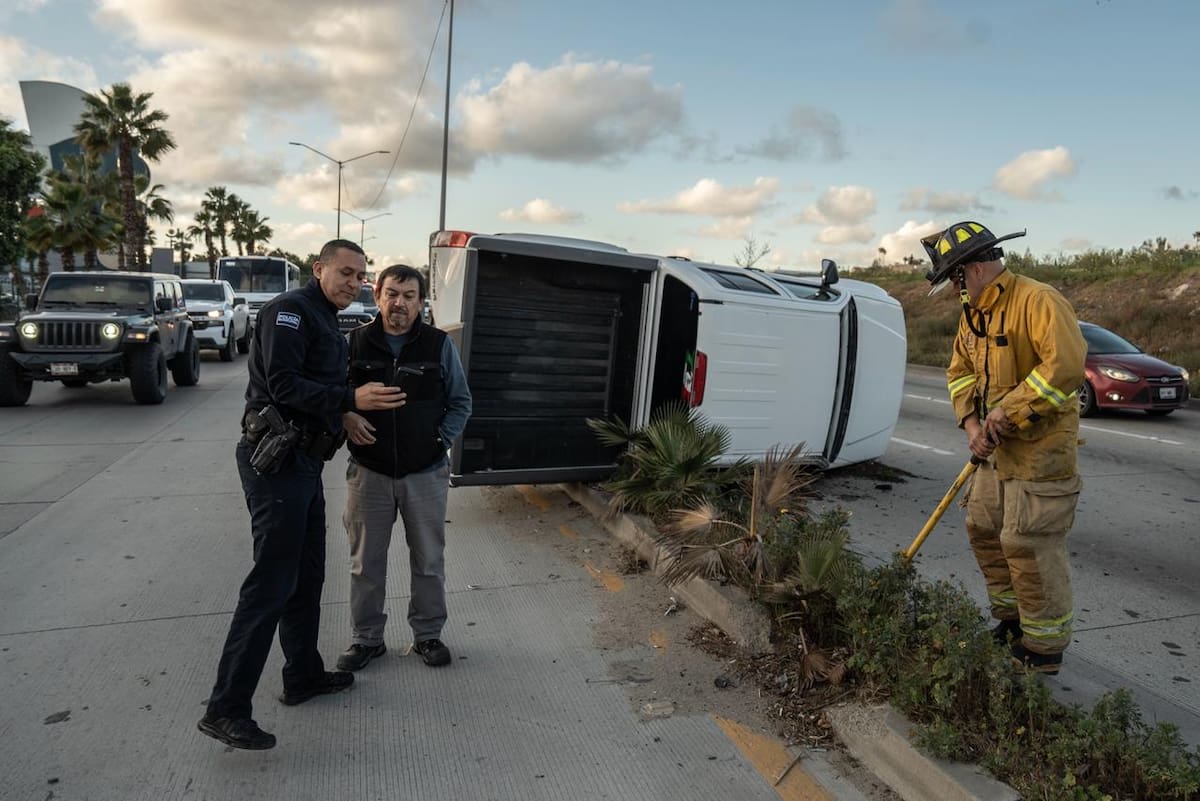 Accidente de pick up. Foto de Archivo usada específicamente para ilustrar la nota.