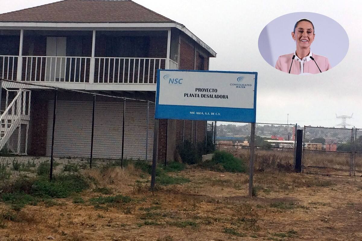 Avanza proyecto de planta de agua en BC: Sheinbaum