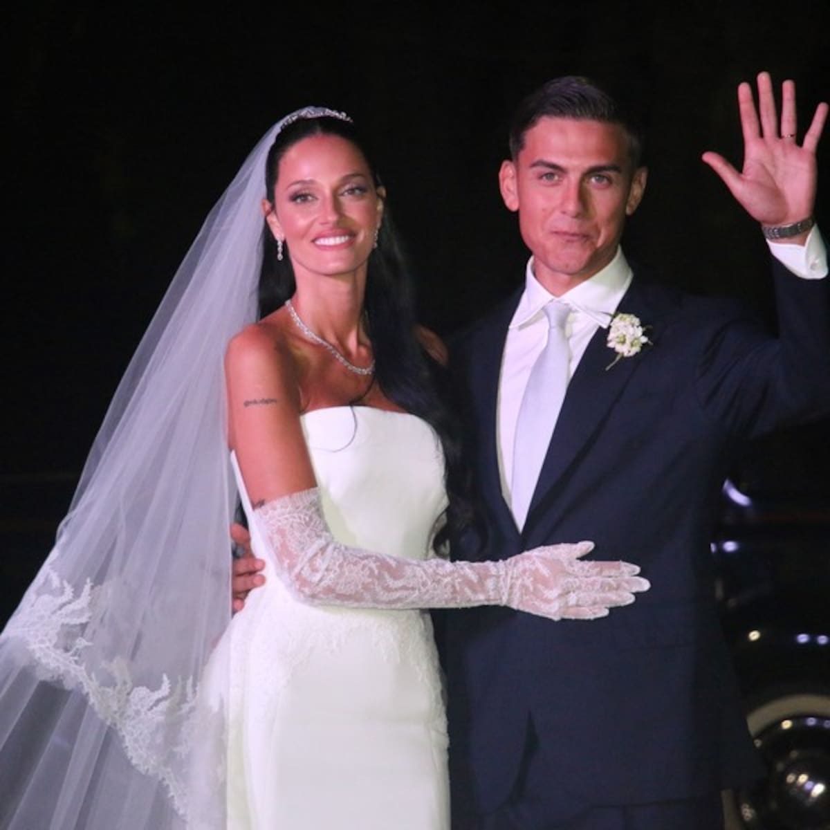 Oriana Sabatini y Paulo Dybala.