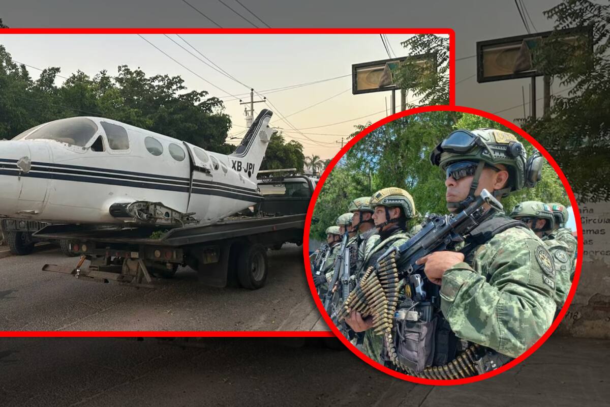 Operativo coordinado de rescate por secuestro en Sinaloa termina con decomiso de avioneta y laboratorio clandestino de drogas